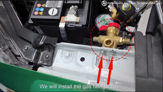 Latest company Cases about 3-3 ติดตั้งวาล์วเติมแก๊ส