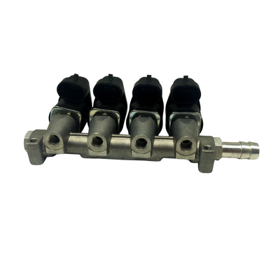 LN-LIG1 Black LPG CNG Multi Cylinder Injector Rail สำหรับรถยนต์ความเร็วสูง 3 โอห์ม