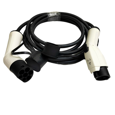 IEC62196 EV Charger แบบพกพา 1 เฟส 32A สำหรับ AC 2 ซ็อกเก็ต Schuko ปลั๊กชาร์จ