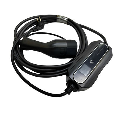 ซื้อ เครื่องชาร์จแบบพกพา EV ชุบเงิน 1 เฟส AC 16A ปรับได้ด้วยปลั๊กชาร์จ Schuko online manufacture