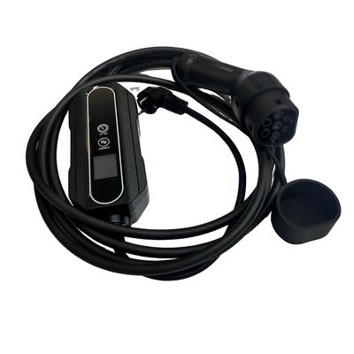 ซื้อ เครื่องชาร์จแบบพกพา AC 16A แบบปรับได้ 1 เฟส 2.1 EV พร้อมใบรับรอง CE TUV online manufacture