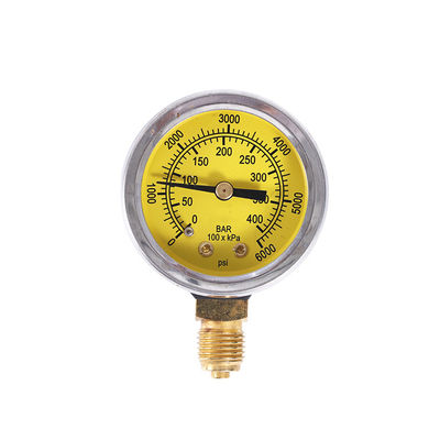 ซื้อ เกจวัดความดันแก๊สรถยนต์ CNG สีเหลืองก๊าซธรรมชาติ 54mm 63mm online manufacture