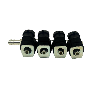 LN-LIG1 Black LPG CNG Multi Cylinder Injector Rail สำหรับรถยนต์ความเร็วสูง 3 โอห์ม