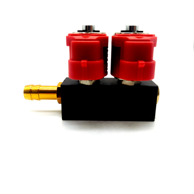 LLANO LN-VTK02 รางหัวฉีด 2 สูบสำหรับ GPL GNV ระบบเชื้อเพลิงรถยนต์