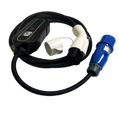 32A 7KW ปรับได้ GB/T20234 AC EV เครื่องชาร์จแบบพกพาสำหรับมาตรฐานสากลประเภท 2