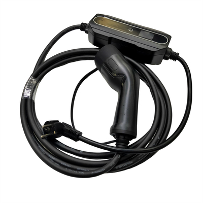 IEC62196 ปลั๊กมาตรฐานในเครื่องชาร์จแบบพกพา EV 1 เฟส AC 16A ปรับได้ 3.5kw