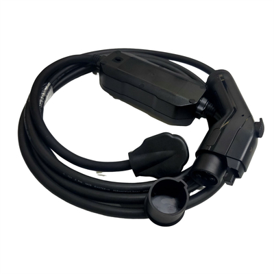 Nema14-50 ปลั๊กชาร์จ Type2 EV เครื่องชาร์จแบบพกพา 1 เฟส AC 32A ปรับได้