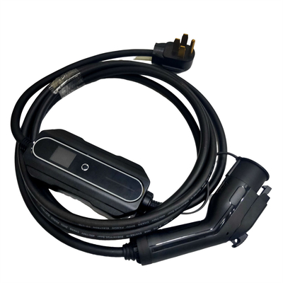 Nema14-50 ปลั๊กชาร์จ Type2 EV เครื่องชาร์จแบบพกพา 1 เฟส AC 32A ปรับได้