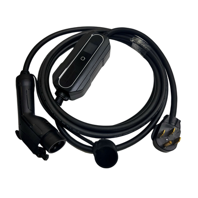Nema14-50 ปลั๊กชาร์จ Type2 EV เครื่องชาร์จแบบพกพา 1 เฟส AC 32A ปรับได้