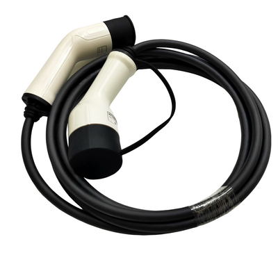IP54 สายเคเบิลมาตรฐานยุโรป 5 ม. เครื่องชาร์จแบบพกพา EV AC 32A ปรับได้