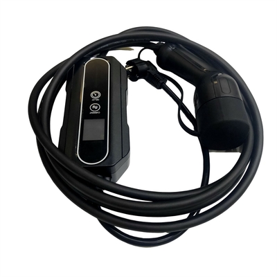เครื่องชาร์จแบบพกพา AC 16A แบบปรับได้ 1 เฟส 2.1 EV พร้อมใบรับรอง CE TUV