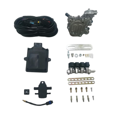 48 Pin ECU 4 Cylinder Injector Rail ชุดแปลงมินิ LPG สำหรับรถยนต์ LPG GPL