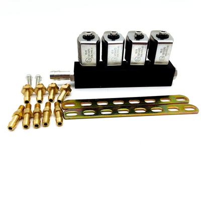 รางหัวฉีดสีเทา LN-LIG1S สำหรับ 167HZ 2 Ohm LPG CNG Sequential System