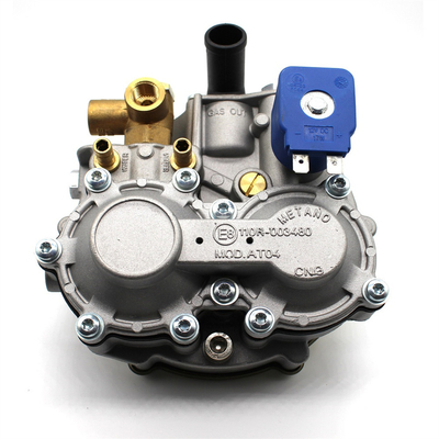เครื่องควบคุมความดัน CNG สายสับเล็ก สีฟ้าและเงิน สําหรับระบบแปลงจุดเดียว