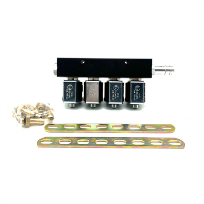 เครื่องฉีด CNG LPG 12V ประเภทเหล็กสแตนเลส สําหรับรถยนต์ 4 ซิลินเดอร์ ทดสอบเป็นมืออาชีพ ความต้านทาน 3 โอม