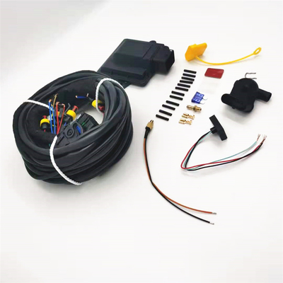 Black Universal 32 Pin 4 Cylinder CNG LPG ECU ชุด การสอบเทียบติดตั้งง่าย