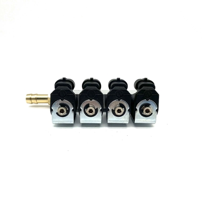 4 กระบอกสูบ LPG CNG รางหัวฉีดเชื้อเพลิงธรรมชาติติดตั้งง่าย
