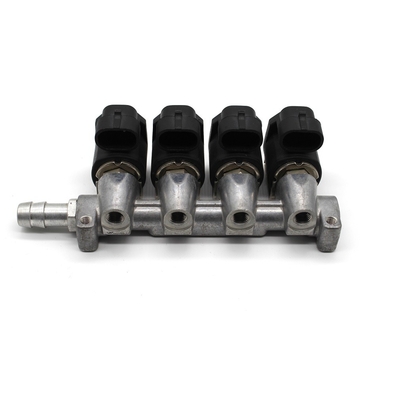 ประสิทธิภาพที่มั่นคง 2 โอห์ม LPG CNG Injector Rail 4 กระบอกสำหรับ ออโต้แก๊ส รถยนต์ ชุดs