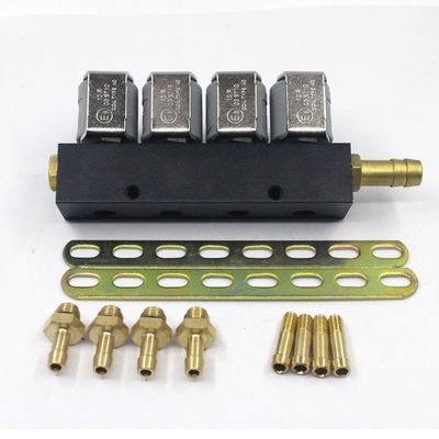 LIG1S 3 โอห์ม หัวฉีดแก๊สแอลพีจี 4 กระบอกรางหัวฉีดก๊าซธรรมชาติ ISO9001