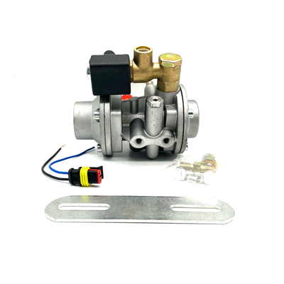 เครื่องปรับความดัน CNG เชื้อเพลิงรถยนต์สีเงินสีดำ 12VDC สำหรับระบบฉีดตามลำดับ