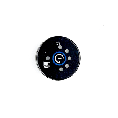 ไฟ LED สวิตช์เปลี่ยนน้ำมันแก๊สแบบกลมสำหรับ CNG LPG รถยนต์ ECU