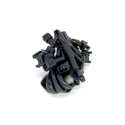 10 Pin 4 Cylinder โปรแกรมจำลอง ชุดสายไฟสำหรับรถยนต์สำหรับระบบเชื้อเพลิงอัตโนมัติแบบจุดเดียว