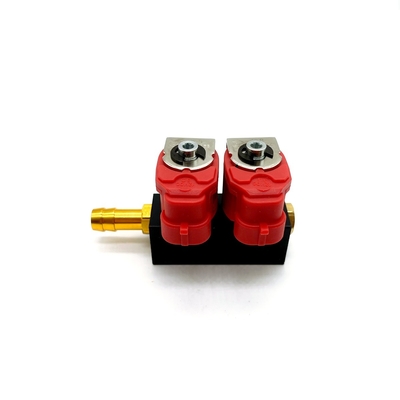 2 กระบอก 3Ohm CNG LPG Injector Rail รางหัวฉีดน้ำมันเชื้อเพลิงสำหรับ ออโต้แก๊ส การแปลง ระบบ