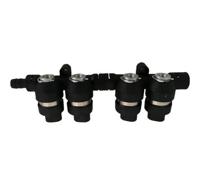 Good price ประกอบ 4 สูบ สีดำ LPG CNG Injector Rail 2Ohm / 3Ohm ออนไลน์